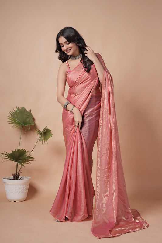 Graceful Shimmer Saree for Parties, Weddings & Festivals