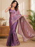 Woven Design Satin fwd Saree
