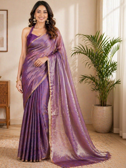 Woven Design Satin fwd Saree